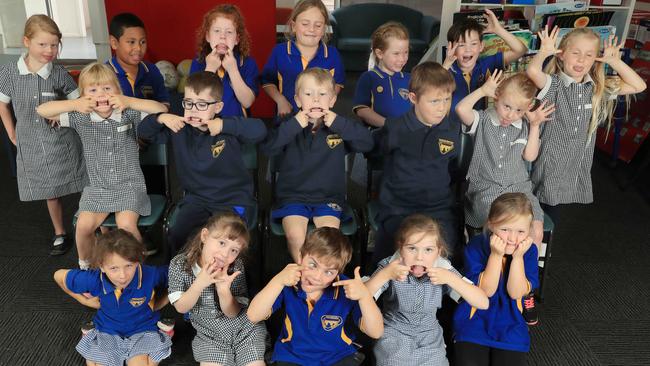 Winchelsea Primary School Prep A Back Row From Left: Caitlyn Justin, Connor Finau, Evie Lewer, Laura Reinen, Lola Dyson, Elwood Wright, Lahara Sorensen Middle Row From Left: Poppy McDonald, Sebastian Matic, Mason Kernot, Mitchell Brooks, Bonnie Zampatti Front Row From Left: Sass Payne, Gemma Healy, Jonah O’Hare, Lani Nougeria, Isla Robinson Picture Mark Wilson