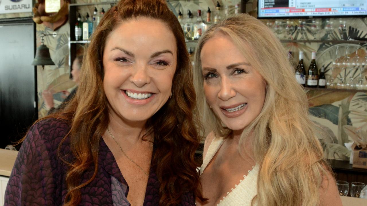 Tracey McMullan and Kathryn O'Brien at Surfers Paradise Surf Life Saving Club Spring Ladies Lunch 2021. Picture: Regina King