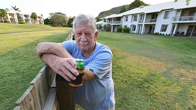 RELIEF: A quiet beer for relieved Villa owner Chris Shannon. Picture: Lyndon Mechielsen