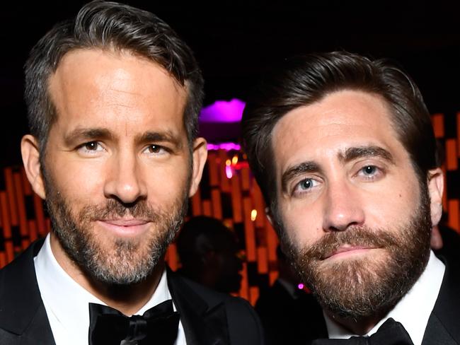 BEVERLY HILLS, CA - JANUARY 08: Actors Ryan Reynolds (L) and Jake Gyllenhaal attend The 2017 InStyle and Warner Bros. 73rd Annual Golden Globe Awards Post-Party at The Beverly Hilton Hotel on January 8, 2017 in Beverly Hills, California. (Photo by Matt Winkelmeyer/Getty Images for InStyle)