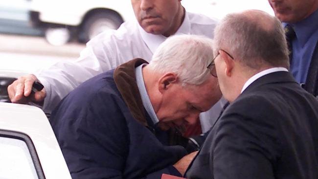 Fletcher at Maitland Local Court in May 2003. He later died in prison while serving a 10 year jail term for absuing Daniel Feenan. Picture: Chris Hyde