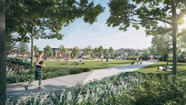 Launch of Harmony Estate at Palmview. Artist impression of the development. . Picture: Contributed- AVID Property Group