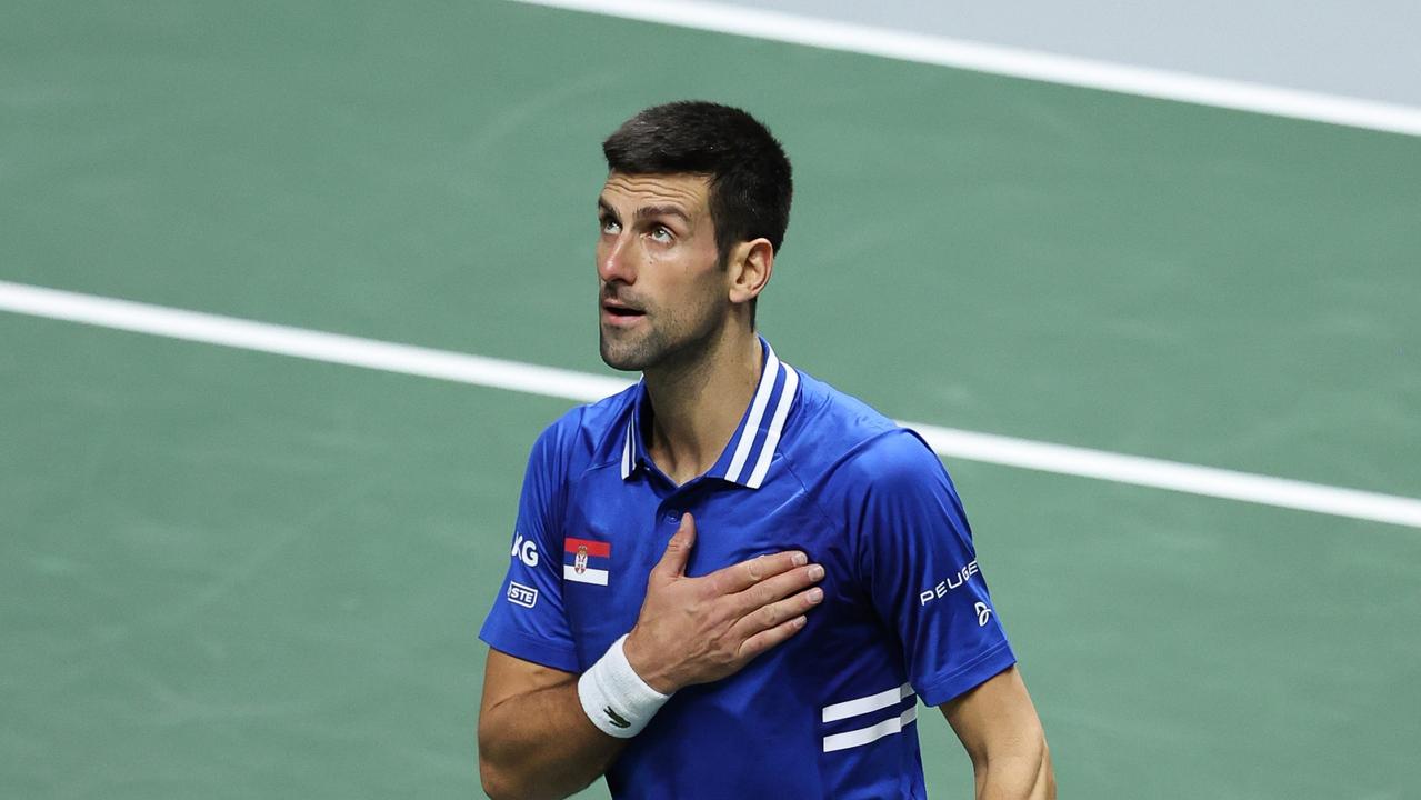 Novak Djokovic has repeatedly refused to reveal his vaccination status. Picture: Clive Brunskill/Getty Images