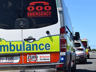 Queensland Fire and Emergency Services, police and ambulance crews were at the scene of a house fire at Gable St, East Mackay on Friday April 17. Photo: Zizi Averill. Generic