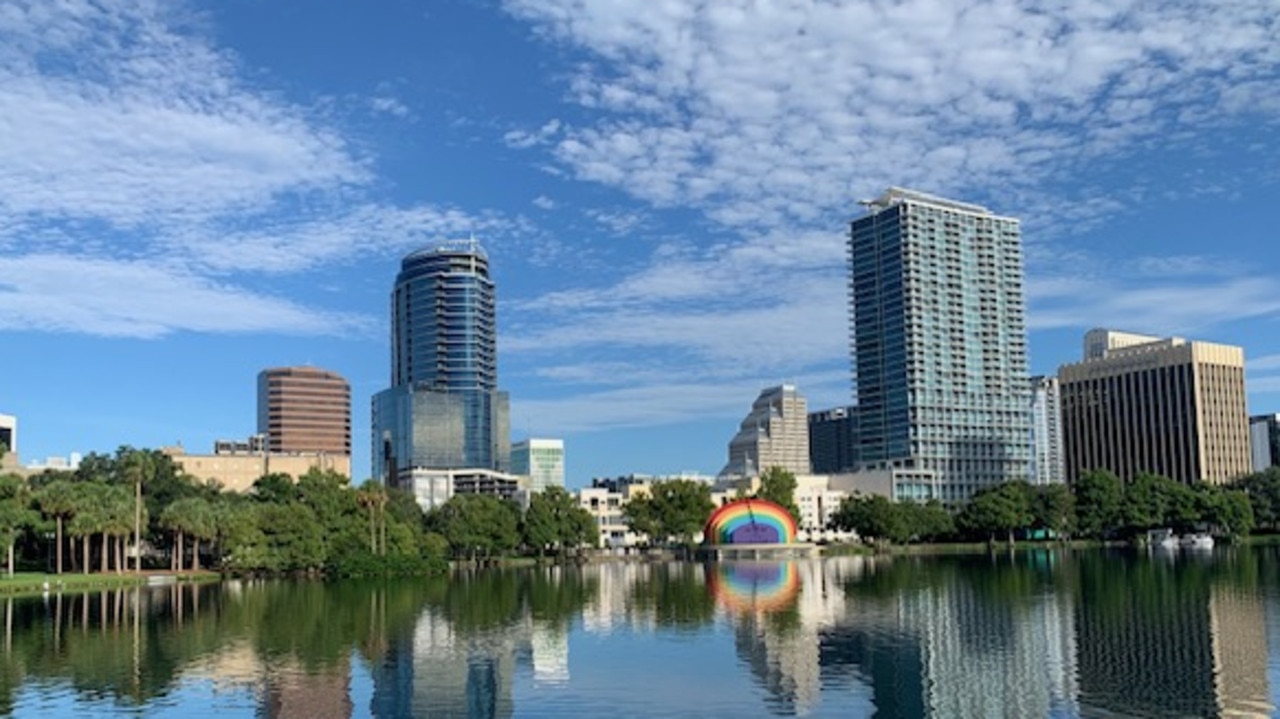 Lake Eola Park was breathtaking. Picture: Supplied