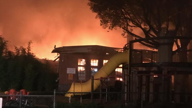 Fire ripped through Sandringham Primary School earlier this month.