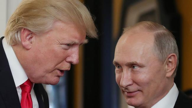 US President Donald Trump speaking with Russian President Vladimir Putin at last year’s APEC Economic Leaders' Meeting in Danang, Vietnam.