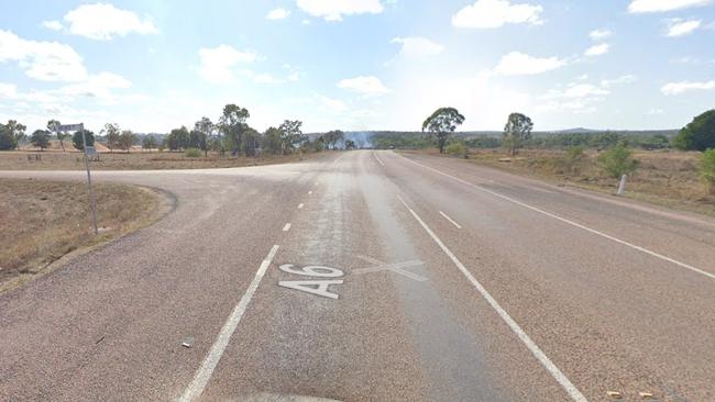 The intersection of Archers Road and Flinders Highway in Breddan east of Charters Towers where two vehicle, head-on collision is believed to have occurred. Picture: Supplied