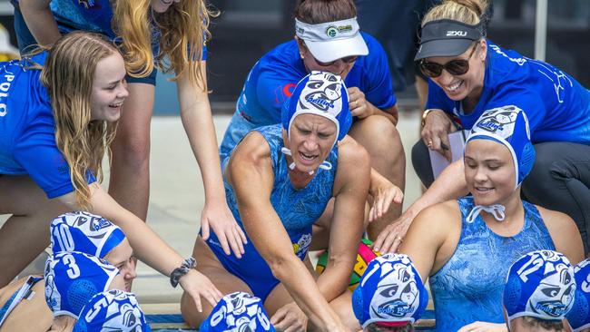 Naomi McCarthy in the Queensland Premier League Water Polo match between Barracudas and North Brisbane Polo Bears at Fortitude Valley Pool, Sunday, October 25, 2020 - Picture: Richard Walker