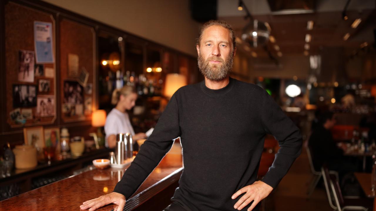 Justin Hemmes pictured at Jimmy’s Falafel. Picture: Christian Gilles