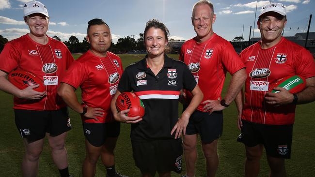 Peta Searle will be St Kilda’s inaugural AFLW coach in 2020, with Saints legend Nathan Burke to be her assistant. Picture: Michael Klein