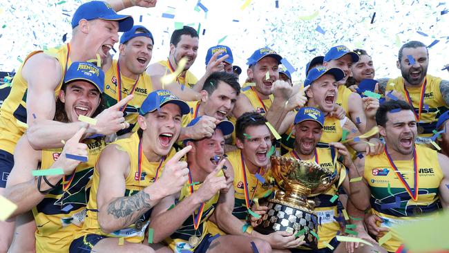 The 2021 SANFL grand final has been scheduled to be played on the October long weekend. Picture: Sarah Reed