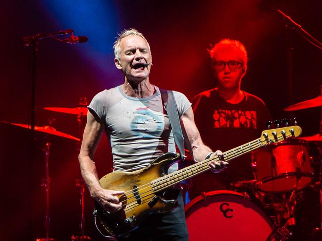 Sting in concert. Picture: Sonia Bettlinelli