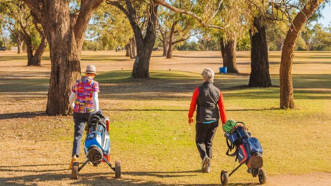 Golfers from across the country competed at the Outback Queensland Masters in St George on June 17 and 18, 2023. Picture: Supplied.