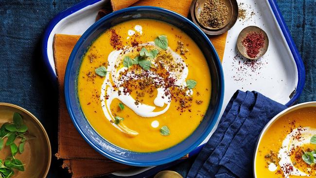 Add some colour to your cauliflower soup.