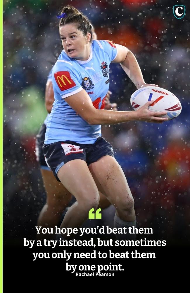 Quote cards for women's State of Origin story.