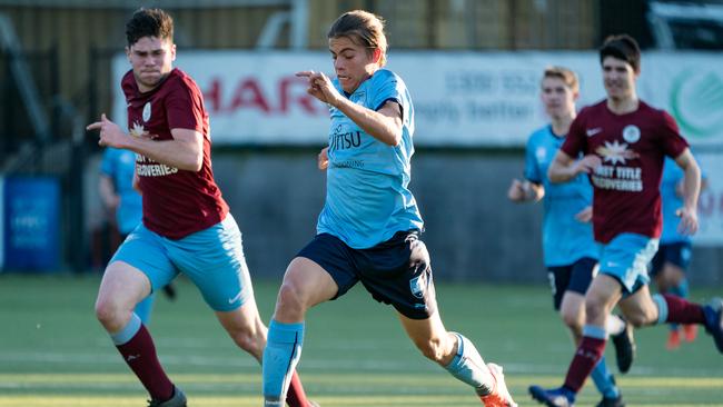 Cameron Peupion is one of numerous Sydney FC players to make the cut for the Joeys. Picture: Jaime Castaneda