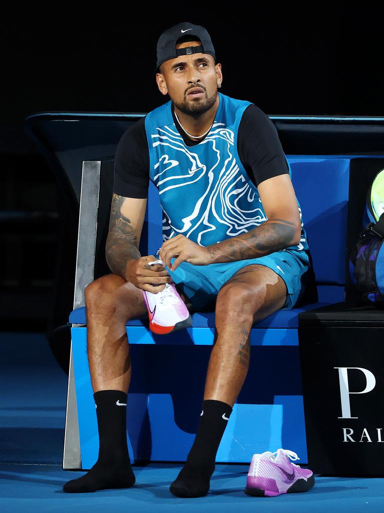 Nick Kyrgios in Melbourne. Picture: Mark Stewart.