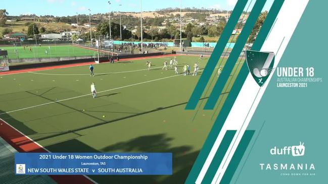 Replay: 2021 Australian Hockey Championships - Under 18 Girls - NSWS vs SA