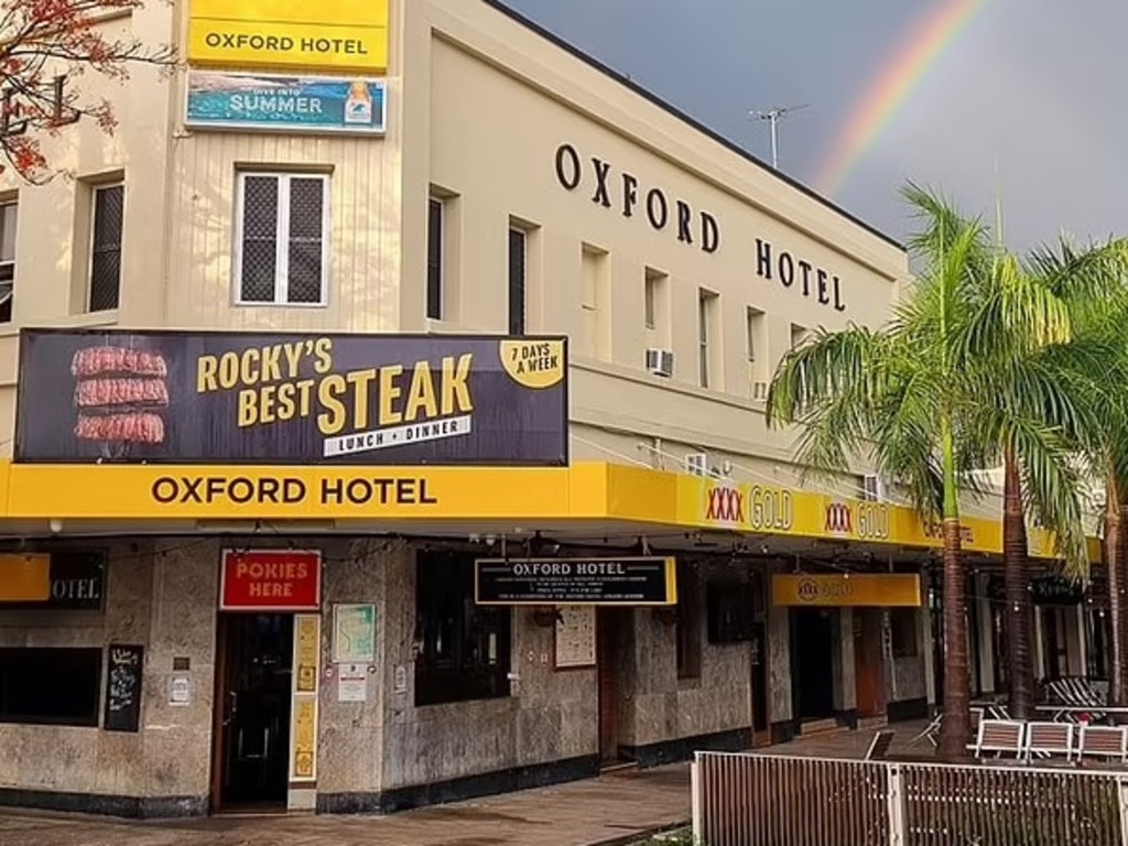 The incident occurred at the Oxford Hotel in Rockhampton. Picture: Facebook