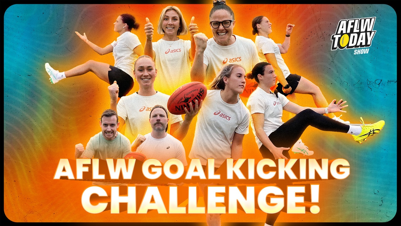 ASICS AFLW Stars Goal Kicking Challenge | AFLW Today Show