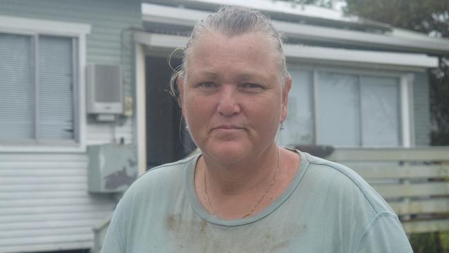 Sharon Coombs’s Sneesbys Lane property in Patchs Beach was covered in 3m of water. Picture: Nicholas Rupolo.