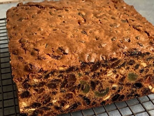 The four-ingredient Christmas cake is perfect for beginner bakers.