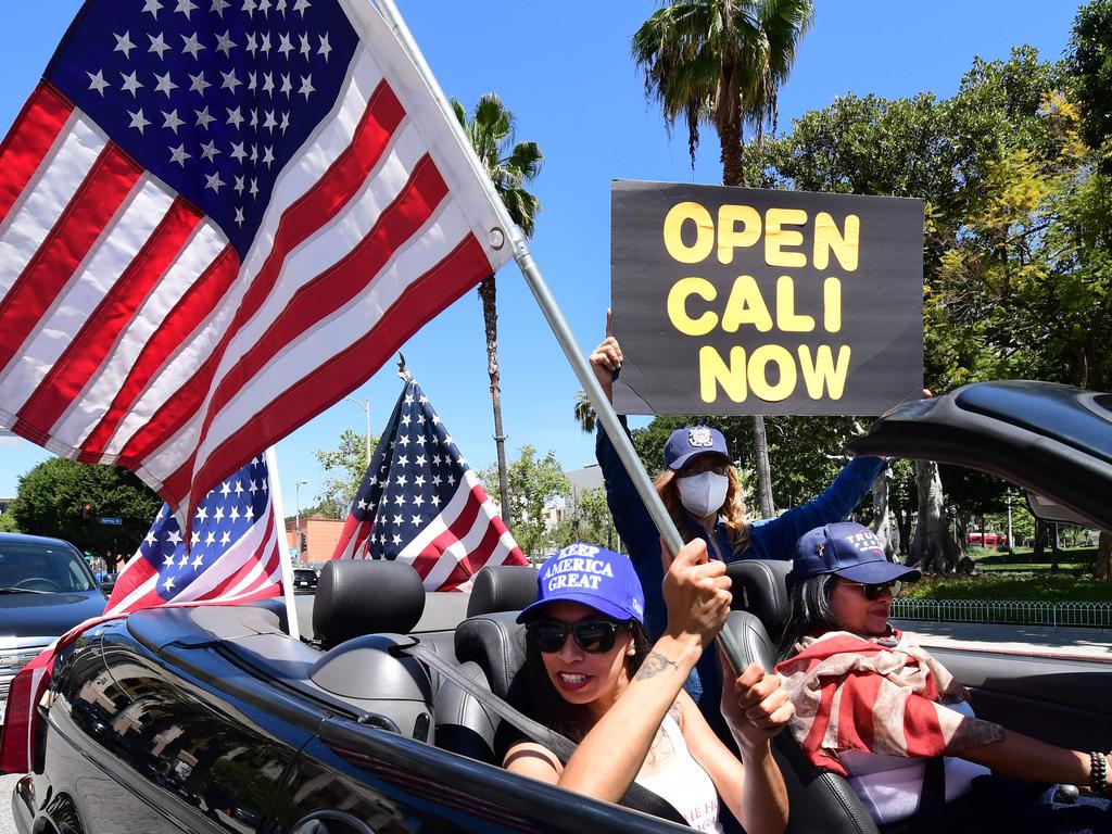 People across the United States have taken to the streets to protest lockdown.