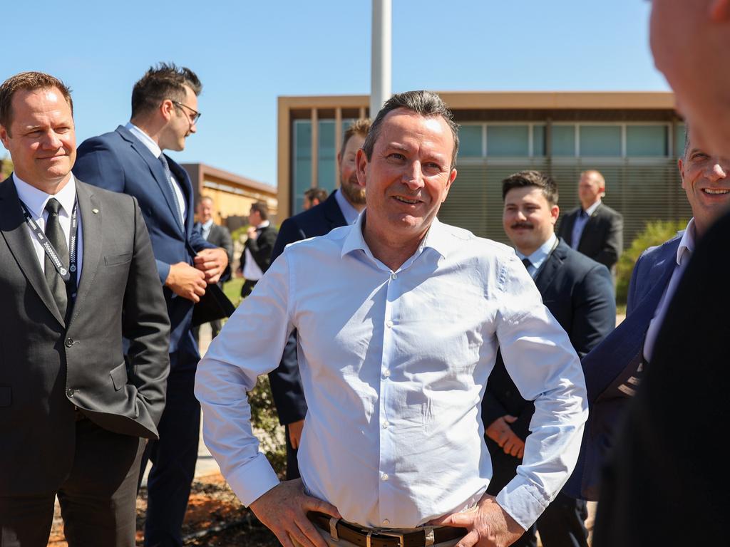 Premier Mark McGowan was quick to shut down border speculation, saying it would be “late January or early February”. Photo by Tamati Smith/Getty Images