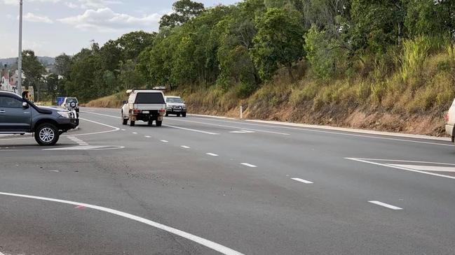 Robert Road intersection of The Bruce Highway at Chatsworth, north of Gympie