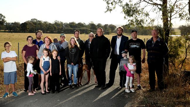 Residents upset after land at Mt Gilead was rezoned in September. Picture: AAP Image/Annika Enderborg