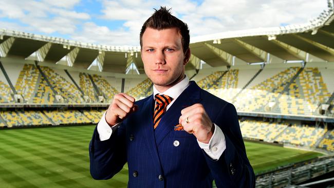 MJeff Horn says he’ll put Tim Tszyu “in his place”. Picture: Alix Sweeney