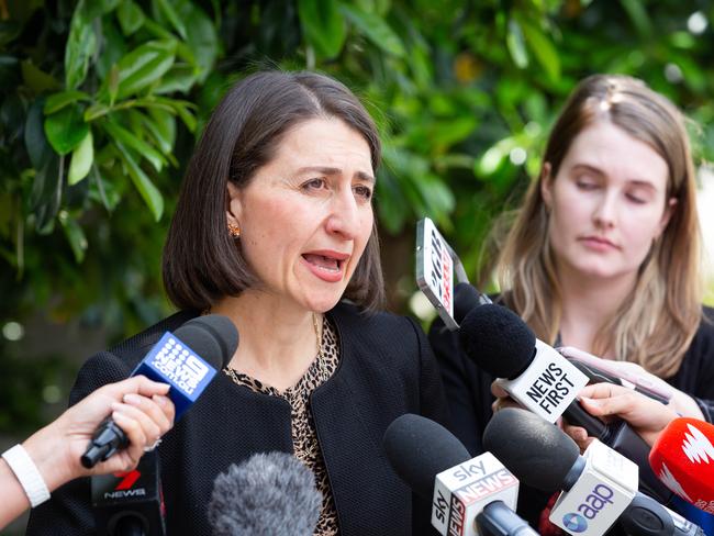 The announcements were made by NSW Premier Gladys Berejiklian. Image: Jordan Shields