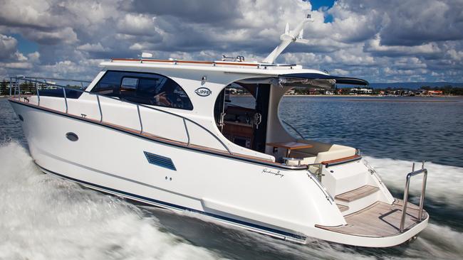 The Hudson Bay 36 by Clipper Motor Yachts.