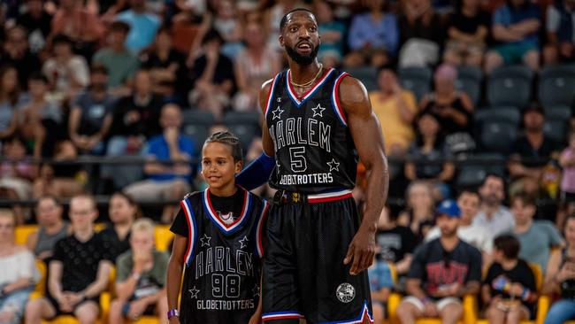 BullDog Mack at The 2024 Harlem Globetrotters World Tour in Darwin. Picture: Pema Tamang Pakhrin