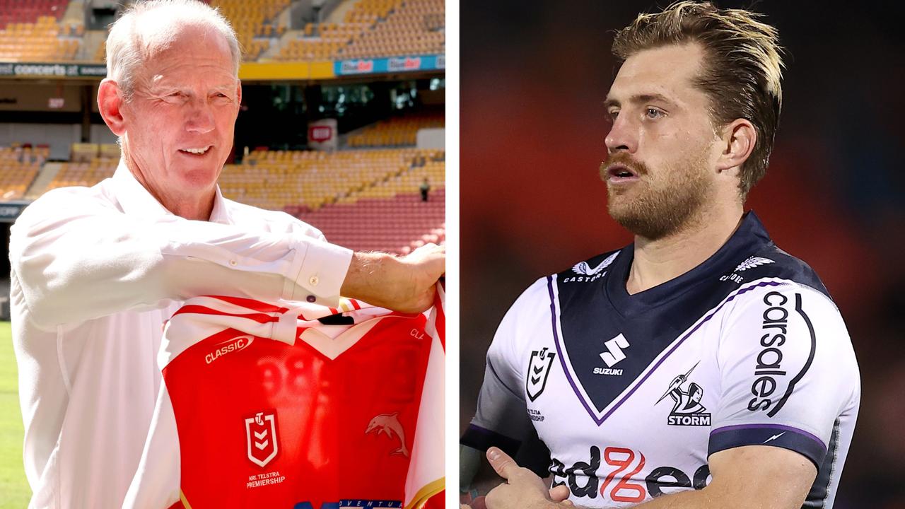 Wayne Bennett and Cameron Munster.