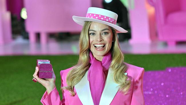 Margot Robbie in Seoul to promote her Barbie film. Picture: AFP