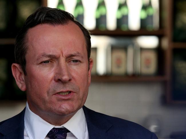 WA Premier Mark McGowan. Picture: Colin Murty