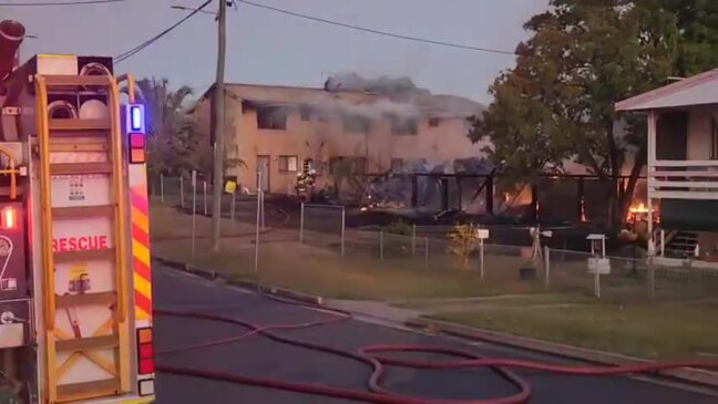 Home destroyed, units damaged after fire in North Rockhampton