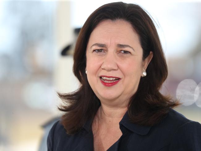 Annastacia Palaszczuk at the Police academy at Oxley. Pic Annette Dew