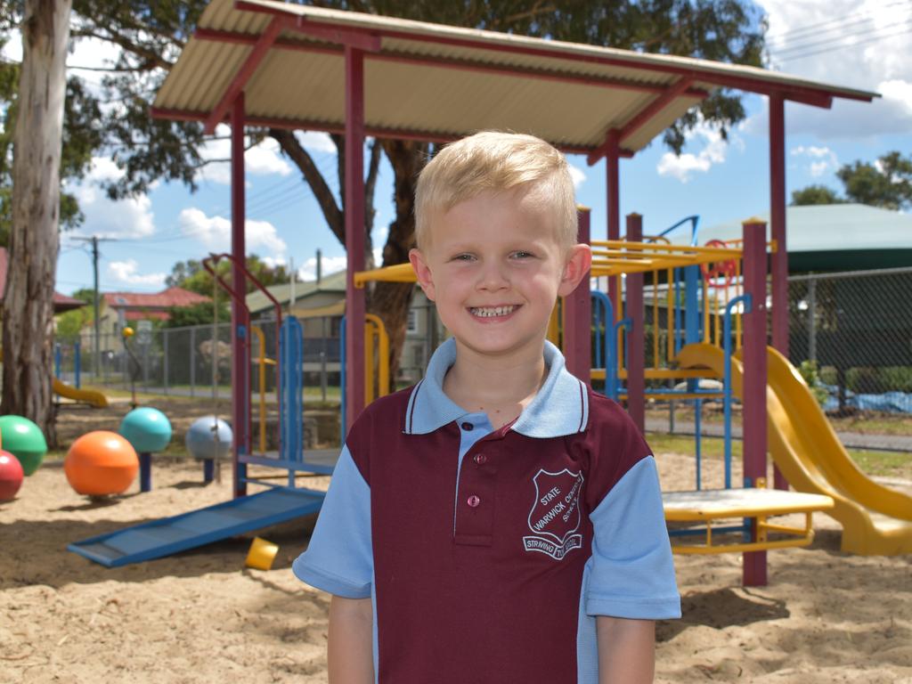 Warwick Central State School prep students are ready to embark on their schooling lives (Photo: Warwick Daily News)