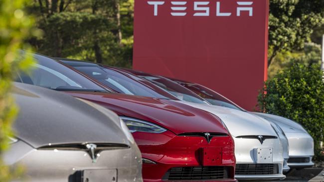 Tesla sold 15,000 cars in Australia last year, 5000 more than had been estimated, out of a total market of 24,000 electric-vehicle sales. Picture: Bloomberg