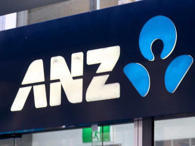 ADELAIDE, AUSTRALIA - NewsWire Photos 4, august, 2023:  Generics of ANZ bank signs in Adelaide. Picture: NCA NewsWire / Kelly Barnes