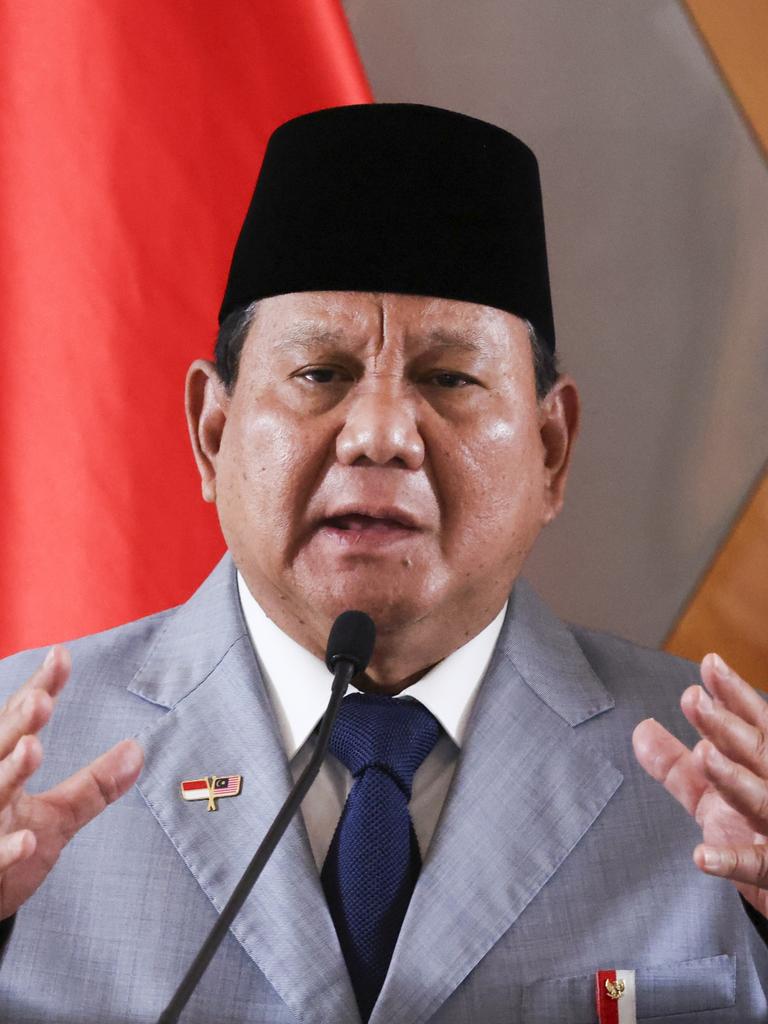 Peter Dutton falsely claimed Indonesian President Prabowo Subianto had confirmed reports. Picture: Hasnoor Hussain/POOL/AP