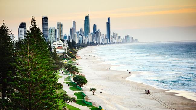 Two people were rescued on Miami Beach in the Gold Coast in a dramatic start to the weekend. Samuel Lindsa