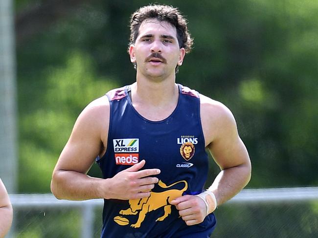 Former Geelong talent Nakia Cockatoo has yet to make his Brisbane debut after suffering repeated injury setbacks. Picture: NCA NewsWire/Dan Peled