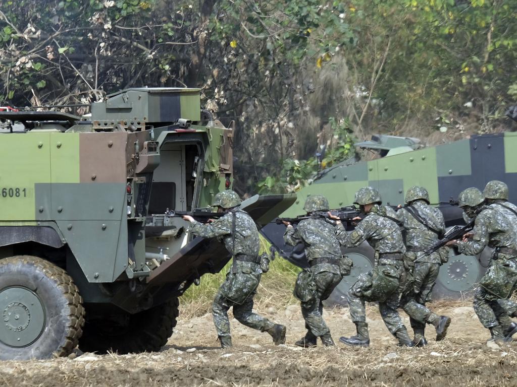 Taiwan special forces personnel during a training drill in 2017. Picture: Sam Yeh/AFP