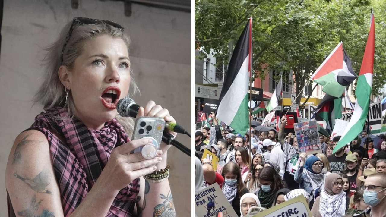 Melburnians have gathered in their hundreds for a pro-Palestine rally also in support of a former ABC journalist who was let go over social media posts on the conflict.