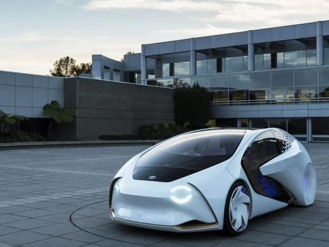 Toyota's self-driving concept car, the Concept-i.