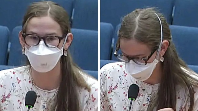 Ben Affleck and Jennifer Garner’s daughter Violet Affleck wants a mask mandate. Picture: Los Angeles County – Board of Supervisors/Youtube